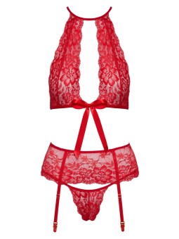 Morbido reggiseno reggicalze e perizoma di Kissable